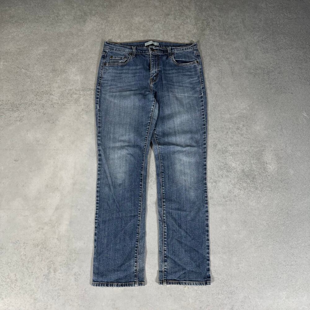 Levi's 505 Straight Leg Jeans Medium Wash - Size: 12